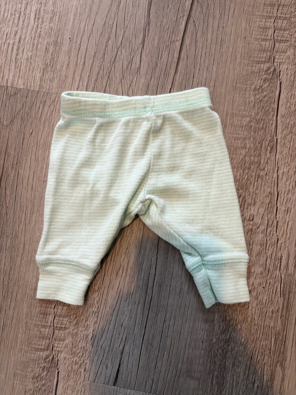 Baby Mint Stripe Cozy Leggings - carters